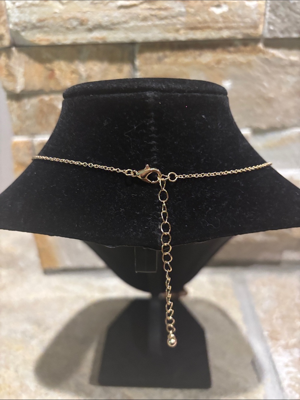 Gold-Tone CC Floral Pendant Necklace with Logo Accent - Picture 2 of 5
